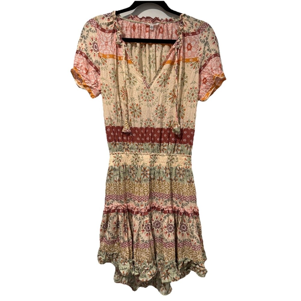 We're All Pretty Girls Dress Womens Small Floral Boho Prairie Cottage Indie Soft